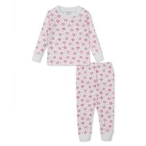 NEW KISSY KISSY girl's heartfelt hearts pajama set in pink